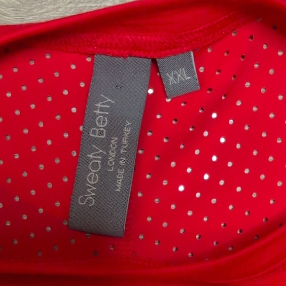 Sweaty Betty Red Long Sleeve Tee. Nwot. XXL - Picture 11 of 11